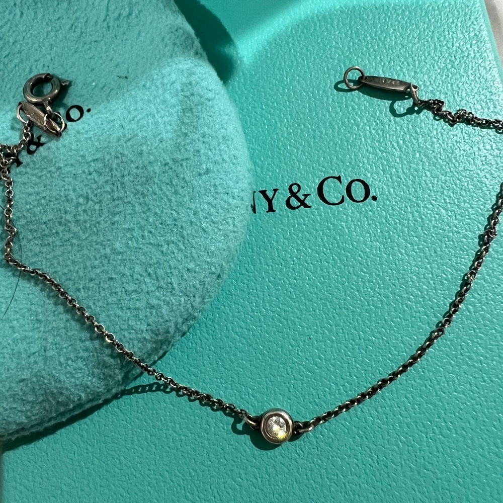 Tiffany diamond by the yard bracelet